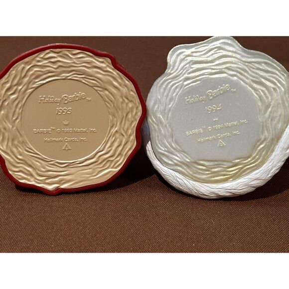 Barbie Hallmark Holiday Keepsake Ornament #1 & #2 in the Series - Picture 5 of 5